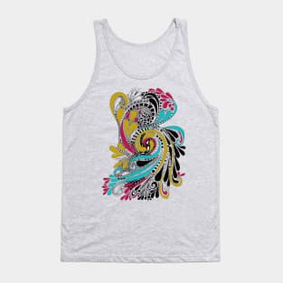 Flowing Swirls Tank Top